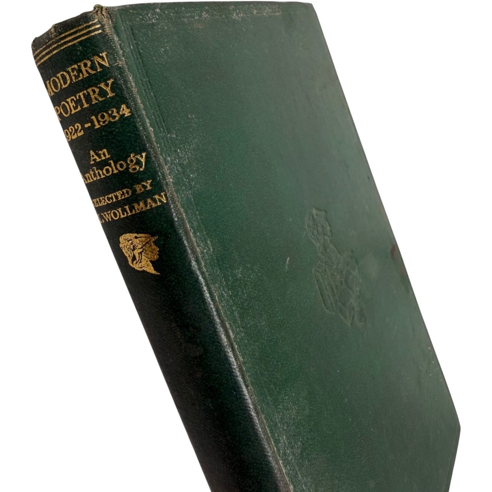 Macmillan Modern‎ Poetry 1922-1934 Anthology Maurice Wollman 1938 Vintage Book